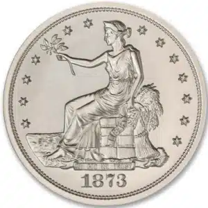 1873 CC Trade Dollar 2 oz Tribute UHR Round  .999 Fine