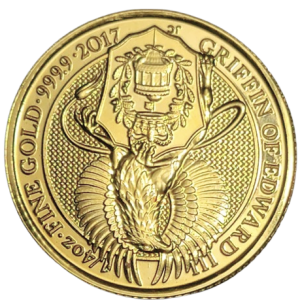 2021 Queen's Beasts 1/4 oz Gold Griffin  Coin