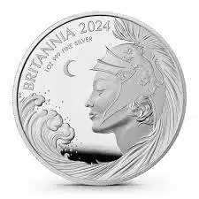 2024 UK Britannia 1 oz Silver Proof Coin - Gem Proof