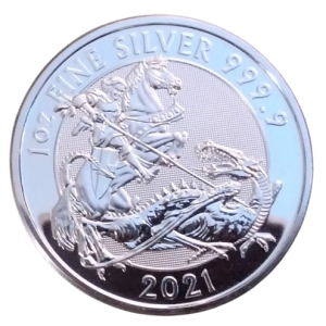 2020 British 1 oz Silver Valiant -Bu .9999 Fine Silver