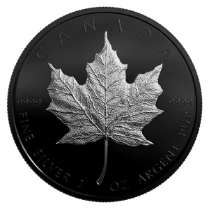 2019 Canada 2 oz Silver Maple Leaf Rhodium Proof Coin