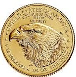 2021 1/4 oz Gold American Eagle $10 Coin Type 2