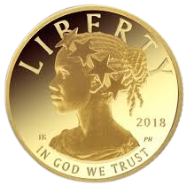 2018 W 1/10 oz American Liberty Proof $10 Gold Coin