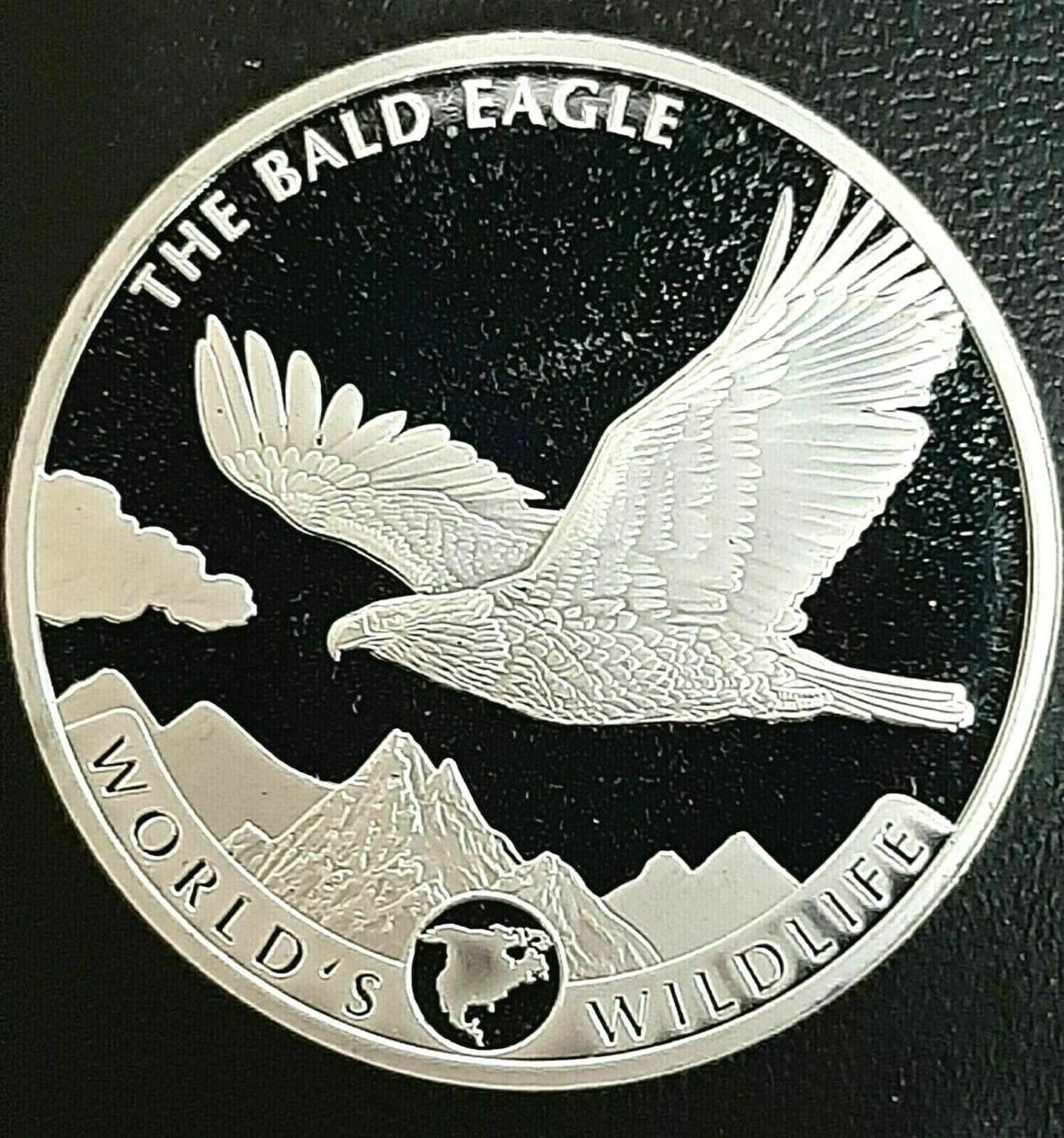 2021 Congo 1 oz Silver American Bald Eagle Wildlife Series