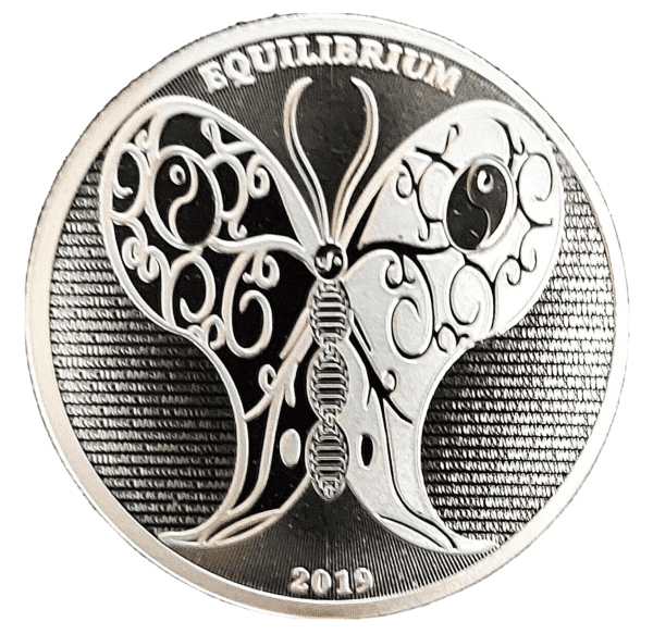 2019 Tokelau 1 oz. Silver Equilibrium $5 Coin - Image 3