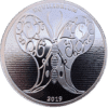 2019 Tokelau 1 oz. Silver Equilibrium $5 Coin