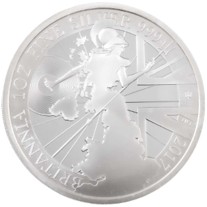 2017 British 1oz Silver Britannia 20th Anniversary Proof Coin
