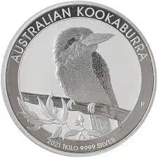 2021 Australian 1 oz silver Kookaburra Perth .9999