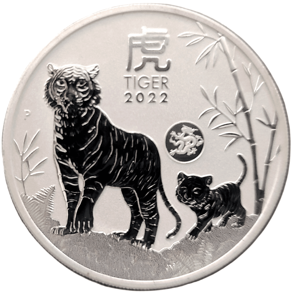 Australian 1 oz Silver Year of the Tiger $1 coin