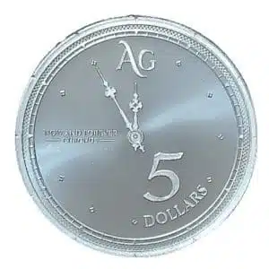 Tokelau 1 oz Silver Chronos coin Gem Bu