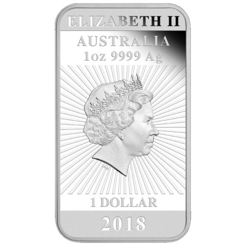 2018 Australia 1 oz Silver Dragon Coin Bar Proof - Image 4