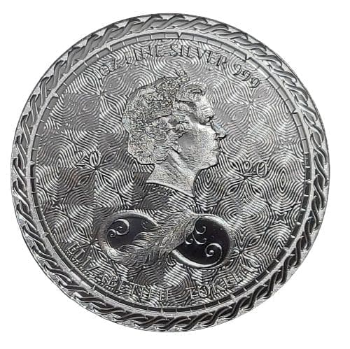 2020 Tokelau 1 oz Silver Chronos coin Gem Bu –