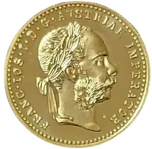 1915 Austrian Gold Ducat Restrike Franz Josef Bu