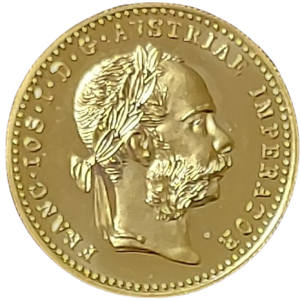 1915 Austrian Gold Ducat Restrike Franz Josef Bu