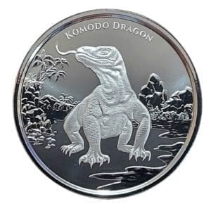 Silver Komodo Dragon