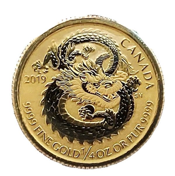 Canadian 1/4 oz Gold Lucky Dragon