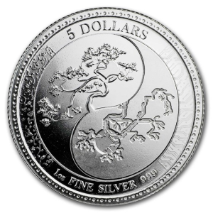 2018 Tokelau 1 oz Silver Equilibrium $5 Coin