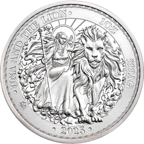 2023 St. Helena Una and the Lion 1oz Silver Coin .999