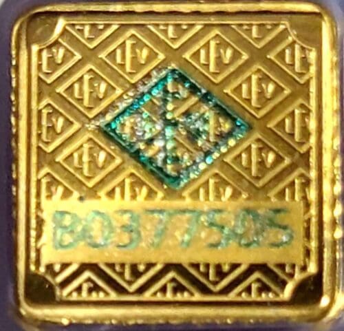 Geiger 1 Gram Square Gold Bar - New in Assay - Image 3