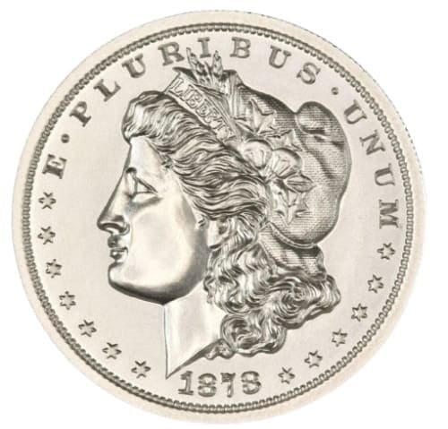 Intaglio 2 oz Morgan Silver Dollar Tribute .999 Fine
