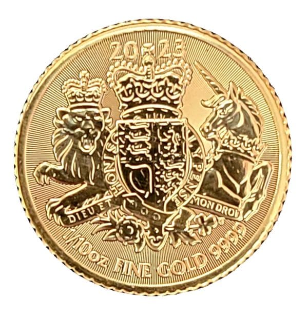 British 1/10 oz Royal Arms Gold Coin