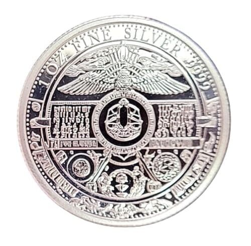 2023 Republic of Chad 1 oz Silver AI Developed Coin - Image 2