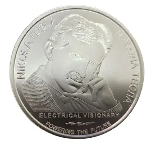 Tesla "Anti-Gravity" 1 oz Silver Coin