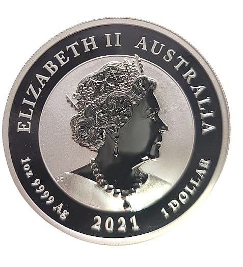 2021 Australia Myths & Legends 1 oz Silver Dragon Coin .9999