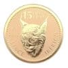 2022 Gold Iberian Lynx Doubloon 1/10 oz Gold Coin