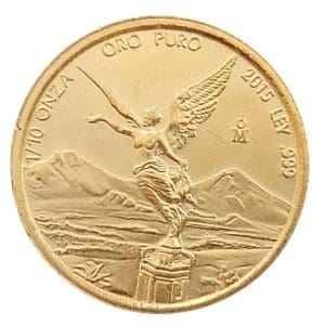 Mexican Gold Libertad 1/10 oz Gold Coin