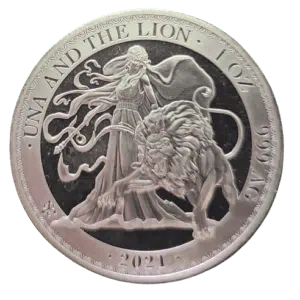 Helena 1 oz Silver Una and the Lion Coin