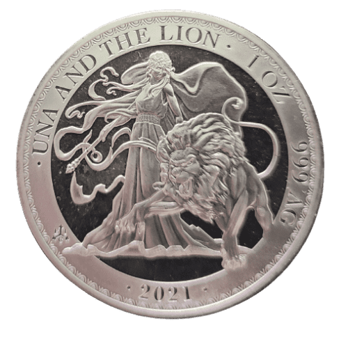 Helena 1 oz Silver Una and the Lion Coin