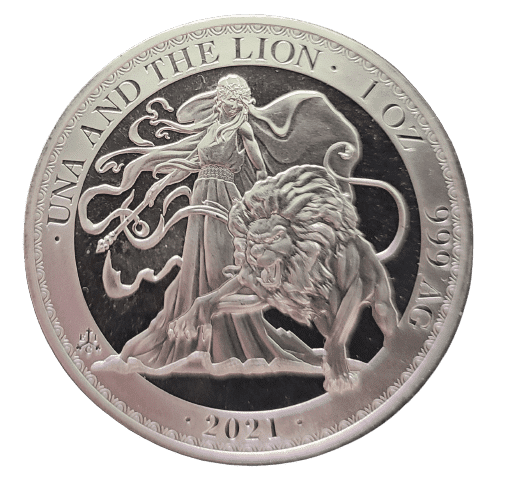 Helena 1 oz Silver Una and the Lion Coin