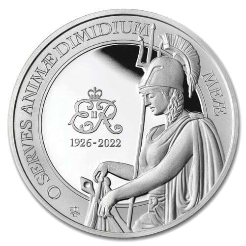 2023 St. Helena 1 oz Silver Queen Elizabeth II Memorial Proof Coin