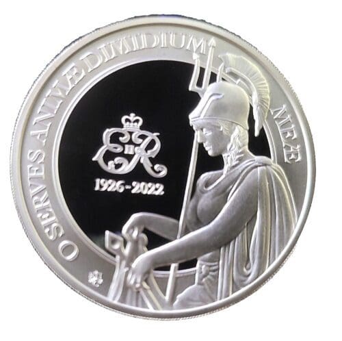 2023 St. Helena 1 oz Silver Queen Elizabeth II Memorial Proof Coin - Image 7