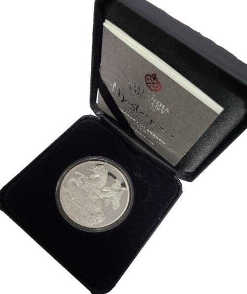 2023 St. George & The Dragon 1 oz Silver Proof St. Helena - Image 2