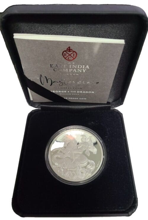 2023 St. George & The Dragon 1 oz Silver Proof St. Helena - Image 4