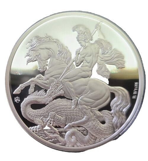 2023 St. George & The Dragon 1 oz Silver Proof St. Helena - Image 5