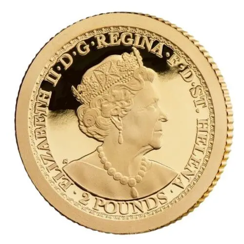 St. Helena .5 gram Gold Proof Una and The Lion St. Helena .5 gram Gold Proof Una and The Lion