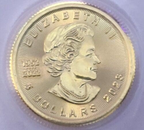 2023 Canadian Gold Maple Leaf 1/10 oz .9999 Fine - Image 4