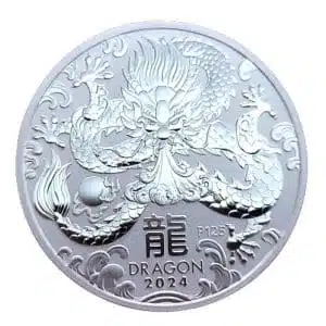 2024 Perth 1 oz Silver Lunar Dragon