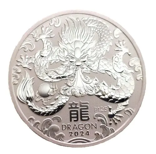 2024 Perth 1 oz Silver Lunar Dragon Series III - Image 3