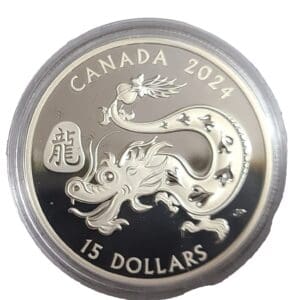 Canadian Lunar Dragon 1 oz Silver Proof