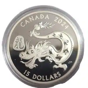 Canadian Lunar Dragon 1 oz Silver Proof