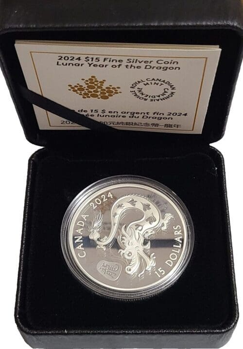 Canadian Lunar Dragon 1 oz Silver Proof