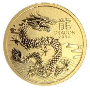 Dragon 1/10 oz Gold Coin Perth