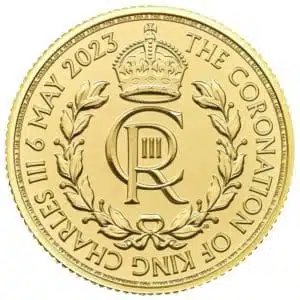 British 1/4 oz Coronation King Charles III £25 Gold Coin