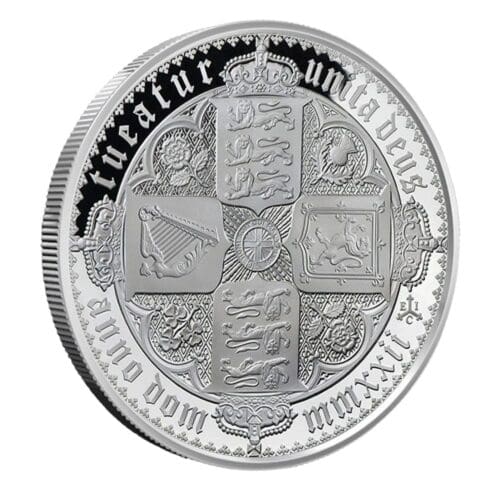 2022 St. Helena Gothic Crown 2 oz Silver Proof Coin