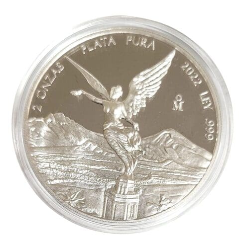 2022 Mexican Libertad 2oz Silver Proof Coin - Image 3