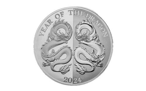 2024 Tokelau 1 oz Silver “Year of The dragon” Mirror Proof - Image 6